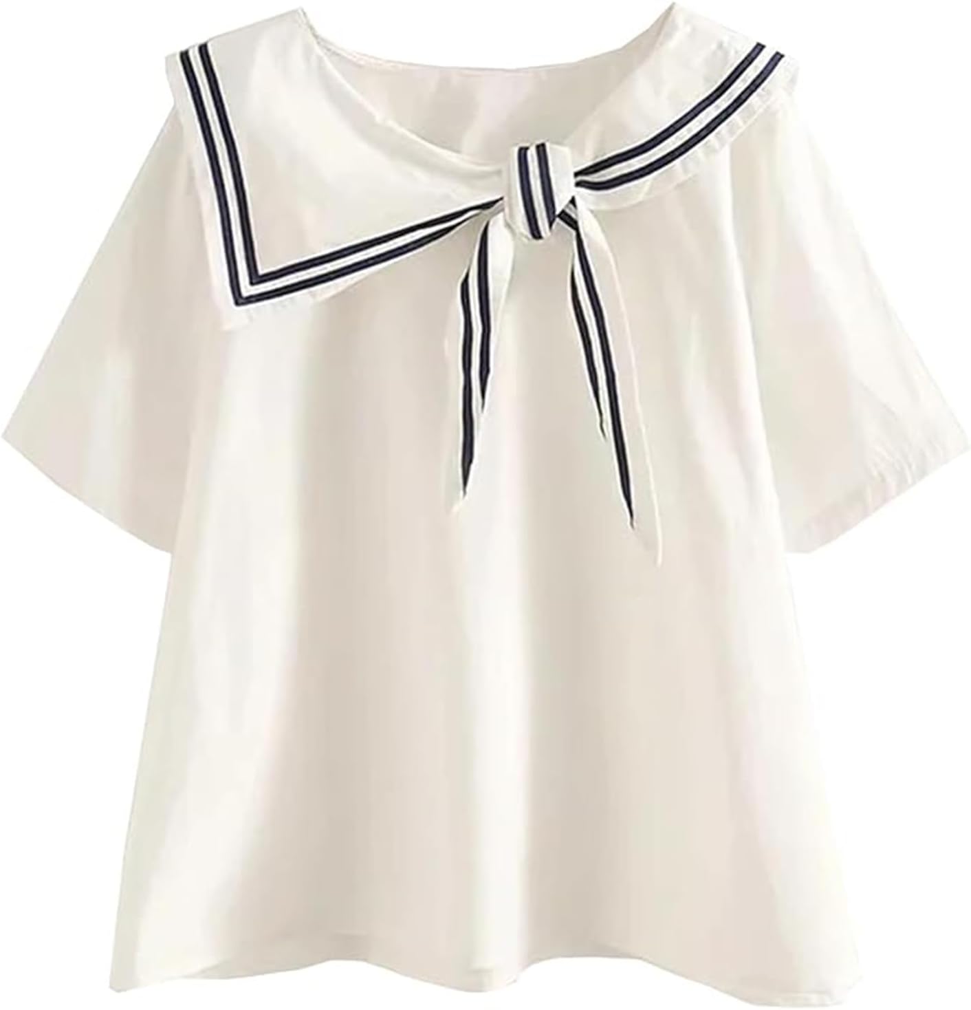muguet frill sailor collar blouson ホワイト muguet frill sailor collar blouson WHITE